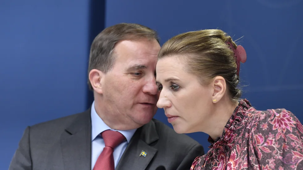 Statsminister Stefan Löfven har ännu inte diskuterat uppgifterna om USA-avlyssning med sin danska kollega Mette Frederiksen. Arkivfoto.