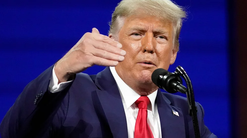 USA:s tidigare president Donald Trump. Arkivbild.