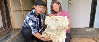 Renoveringen bjöd på nationaldagschock - hittade 97 år gammal EP