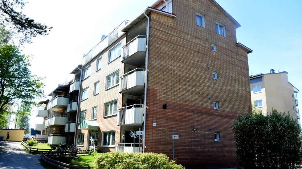 Förslaget om fri hyressättning, marknadshyror, presenterades på fredagen. Här syns en av Lulebos fastigheter i centrala Luleå.