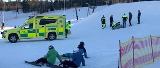 Åkare skadades i skidbacken