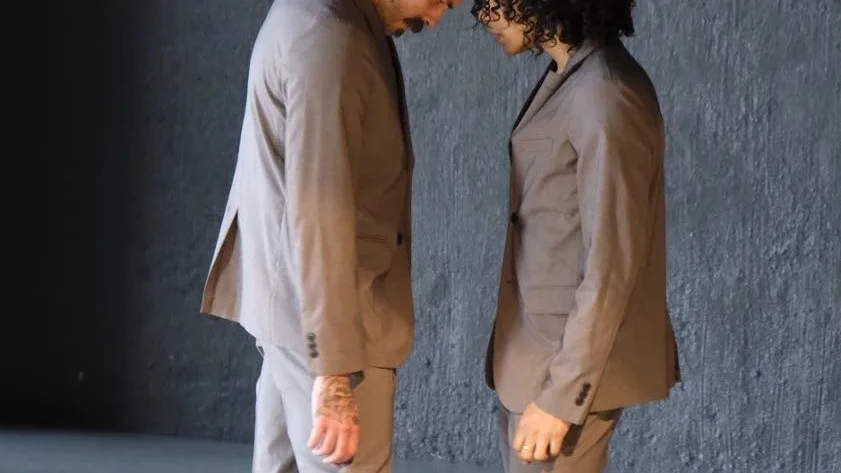 Jerome Marchand och Anthony Lomuljo i "Blocking light"