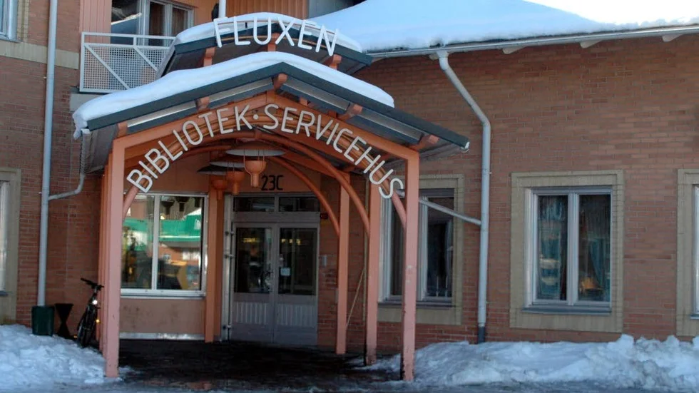 På seniorboendet Fluxen i Älvsbyn inträffade en hotfull händelse i december förra året. (Arkivbild)