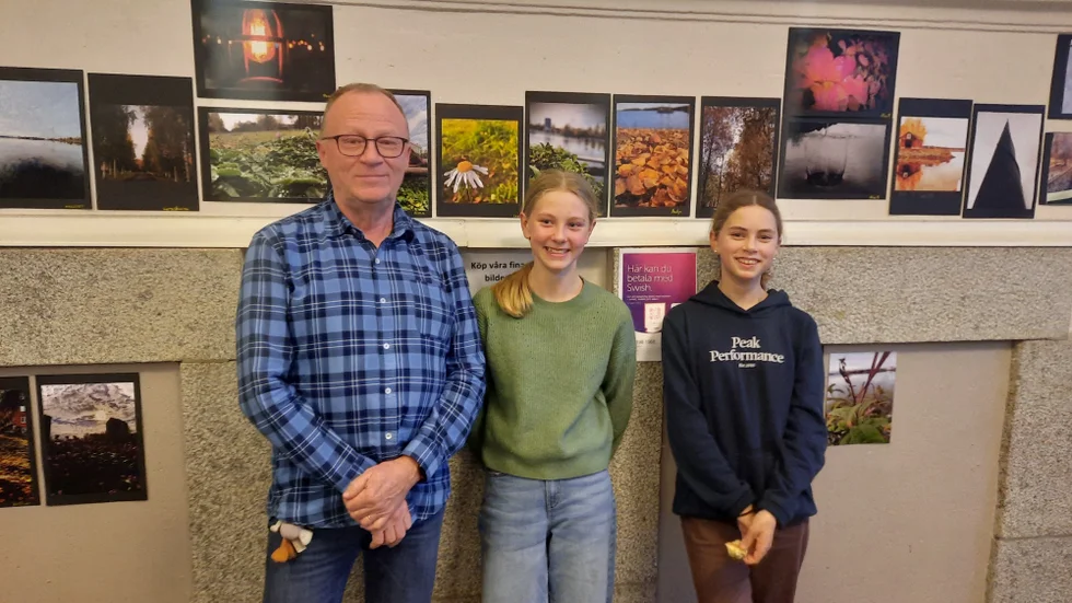 Håkan Norberg, Alva Renlund, Linda Nilsson Grönlund har under veckan jobbat med fotografier.