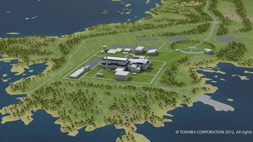 Bygglov. Kärnkraftföretaget Fennovoima räknar med byggstart år 2020 av kärnkraftverket i Pyhäjoki, tvärsöver Bottenviken från Skellefteå.