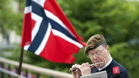 Visst, den här dagen gick helt i Norges tecken. Och det gällde då även Hemvärnskårens repertoarval.