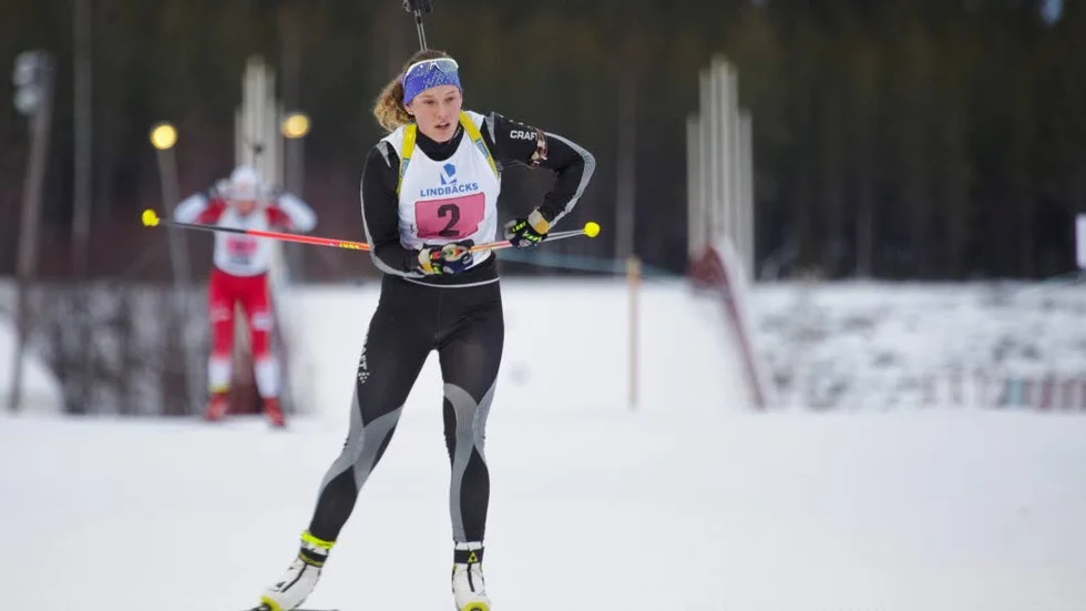 SENSATION. Hanna Öberg svarade för en mycket stark individuell debut i världscupen.