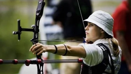 Elin Kättström slutade tvåa i Trettonhelgspilen efter att ha noterat 556 poäng.  Foto: Andreas Skogh