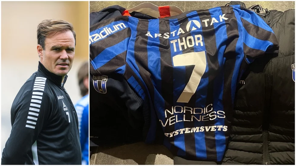 Niklas Thor auktionerar ut sina gamla Siriuskläder. 