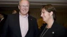 Under Göran Persson totalrenoverade S-regeringen Sveriges ekonomi. Då ska också en vänsterregering under Mona Sahlin kunna bära det ekonomiska ansvaret utan att gå bort sig.Foto: Anders Wiklund/Scanpix-arkiv