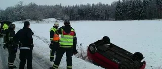 Flera olyckor när snön oväntat kom tillbaka