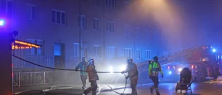 En avliden efter brand