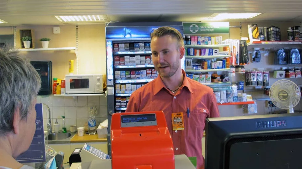 ”Det är vår första tjuvtankning”, säger Andreas Bärling, föreståndare OK/Q8 Rosvik. (Arkivbild)