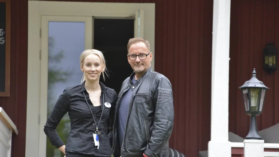 Både Maja Gustavsson och Jan Edvardsson kommer från Malå, och de har arbetat ihop i sex år.