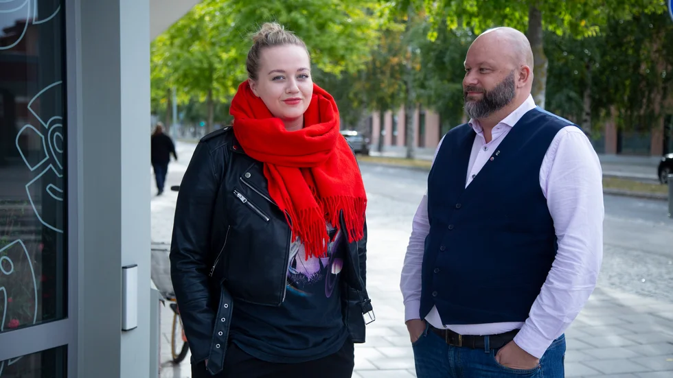Piteås kommunalråd Kata Nilsson och Patric Lundström kan vara nöjda över kommunens placering. Det är tack vare den politiska förankringen som Piteå hamnar i topp. (Arkivbild)