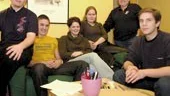 Peter Ainerfors, Erik Rohdin, Mikaela Johansson, Emelie Nilsson, Lotta Persson Erik Joelsson. På bilden saknas  Junuz Jakupovic, Christina Källgren Petersson och Pierre Malteskog som också var med på konferensen.
FOTO: TITTI OLOVSSON
