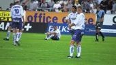 IFK Norrköpings högerback Alexander Östllund fick ett inlägg på armen i den sista tilläggsminuten - och Djurgården fick chansen att göra matchns enda mål. Snopet för Peking som kom tillbaka efter att ha varit utspelat.
FOTO: LEIF HALLBERG