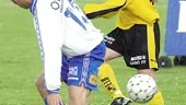 Daniel Johansson gjorde båda Lindös mål i segermatchen mot ot Assyriska.
FOTO: ANITA KJELLBERG