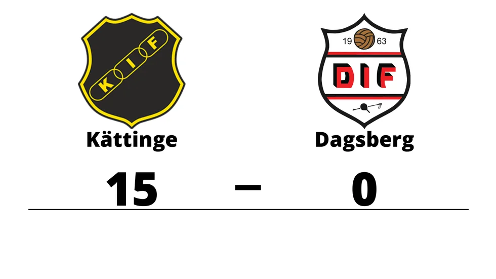 Kättinge IF vann mot Dagsbergs IF B
