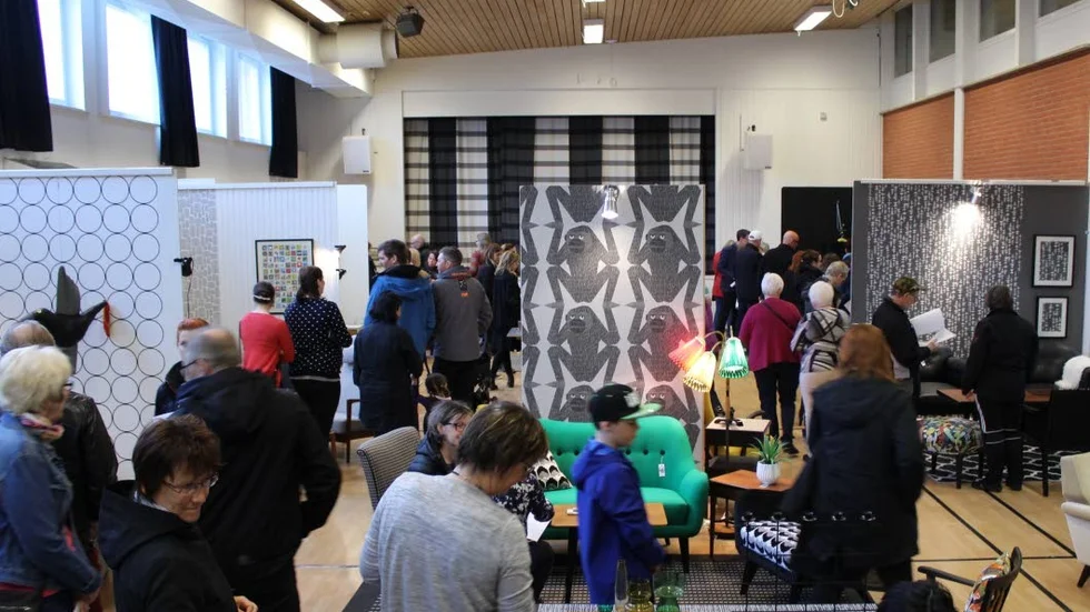 671 personer besökte möbelmässan Reborn i lördags.