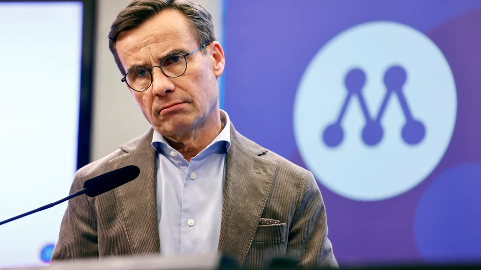 Ulf Kristersson (M) får lågt betyg av insändarskribenten.