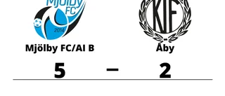 Mjölby FC/AI B vann mot Åby på hemmaplan
