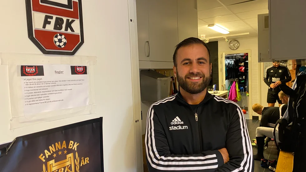 Ali Fares är tränare i Fanna BK. 