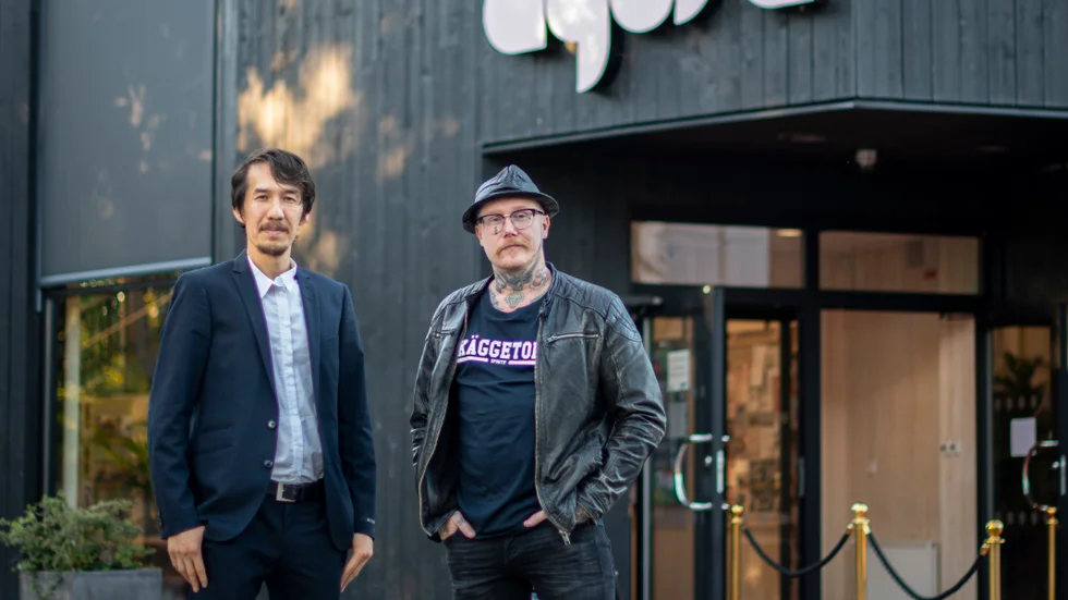 Morteza Rezai och Björn Rallare. Björn hoppas att de som ser filmerna ska känna den värme han själv upplevde när han filmade.