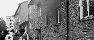 Rörelsehindrad man omkom i lägenhetsbrand