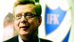 Vågar mer. Hans Lundin har en och en halv månad kvar innan han officiellt kan titulera sig ordförande i IFK Norrköping. Men han är redan nu inställd på att ta över makten i klubben. Foto: Robert Svensson/Arkiv
