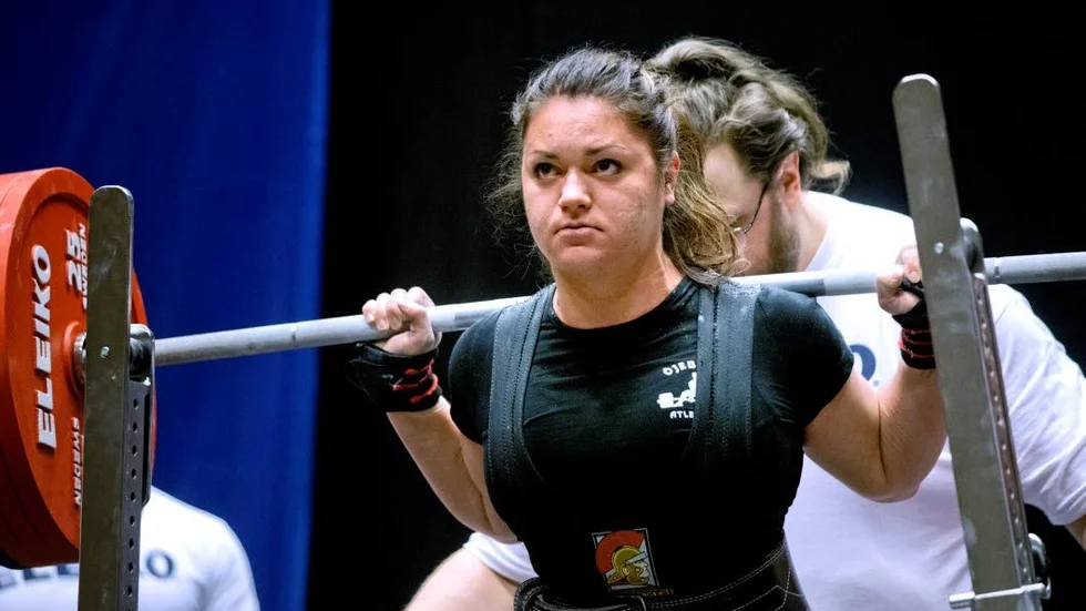 SM-guld. Elina Rönnqvist, Öjeby AK, hade en bra tävling under lördagens SM i styrkelyft. (Arkivbild)