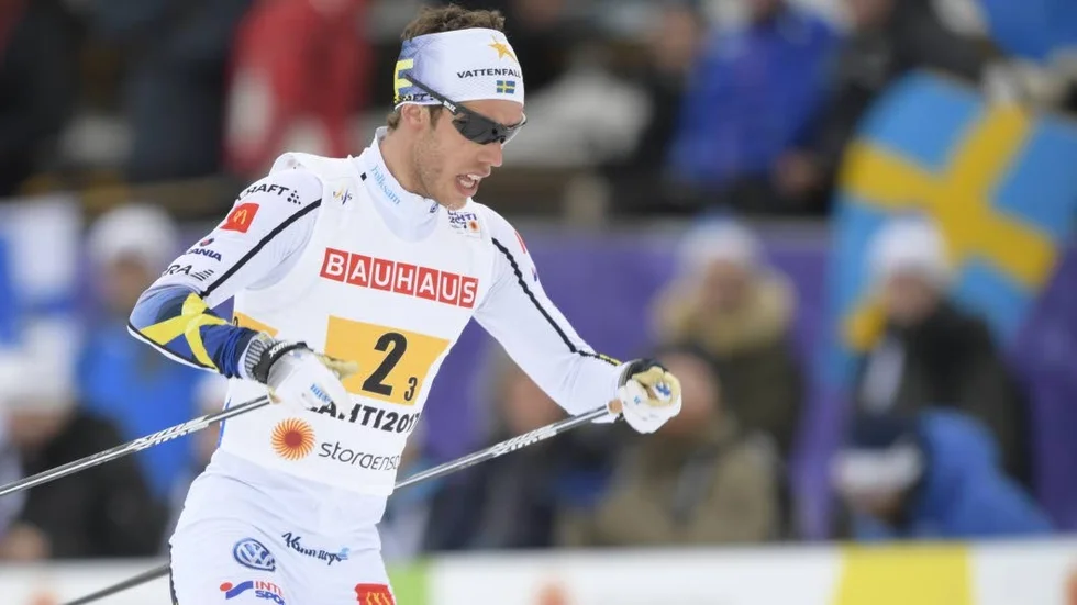 LAHTIS 2017-03-03
Sveriges Marcus Hellner under tredje sträckan av herrarnas stafett 4x10 km vid skid-VM i finska Lahtis på fredagen. 
Foto Anders Wiklund / TT / kod 10040 
** Bilden ingår i SPORTPAKETET. För övriga BETALBILD **
