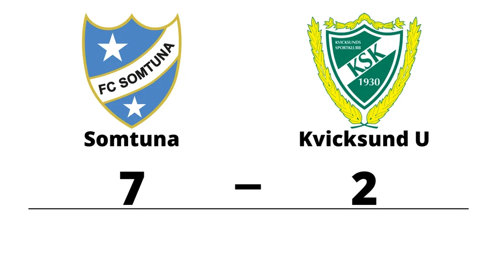 FC Somtuna vann mot Kvicksunds SK U
