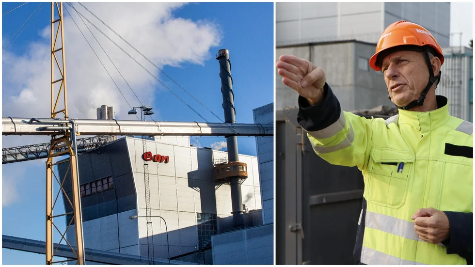 Eons anläggning vid Händelö är en av energibolagets större i regionen. Björn Persson vill dock inte ge några detaljer kring hur man skyddar den.