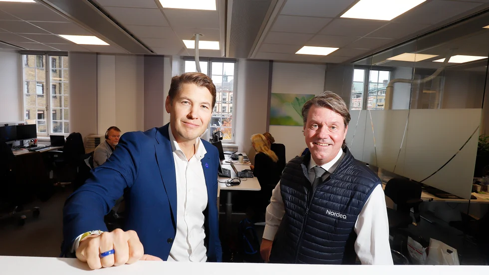 Under fredagen besökte Nordeas Sverigechef Per Långsved bankens kontor i Strängnäs och Eskilstuna där han träffade medarbetare och platschefen Stefan Slagbrand.