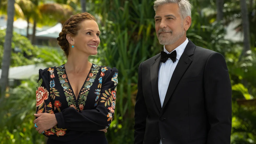 Julia Roberts och George Clooney i "Ticket to paradise".