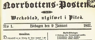 Piteå fick länets första tidning