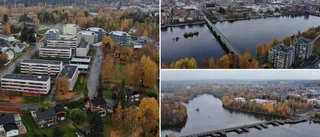 Skellefteå i höstskrud – häng med på en färgsprakande resa högt över Skellefteälvens mörka vatten