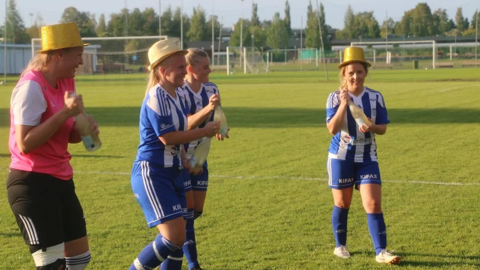 Öjebyn var redan klara seriesegrare innan matchen mot tabelltvåan Nyborg