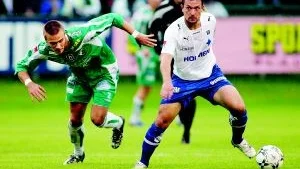 Mikael Blomberg gjorde vad han kunde i bortamötet med Ljungskile, kamraterna föll ändå.  Foto: Ronny B Nilsson
