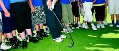 Golfproffs gästade sportcampen