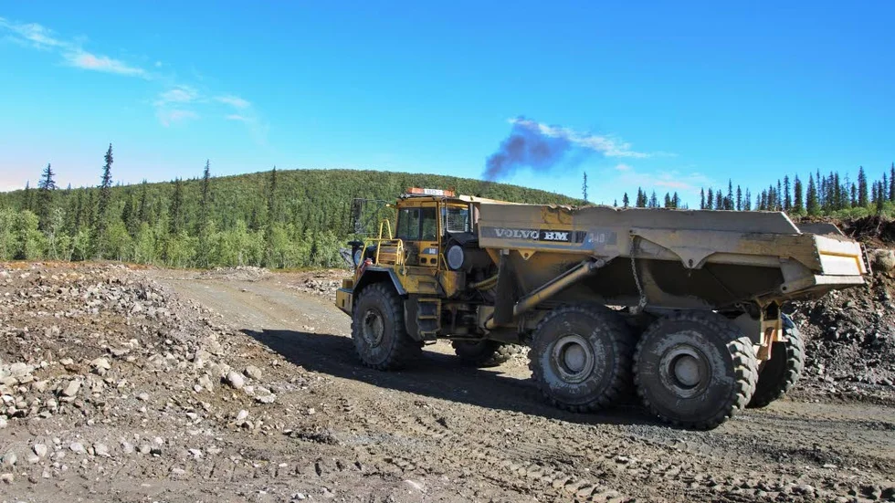 Tungt fordon. En bergtuck väger ca 570 kilo med last. Trucken på bilden har ingenting med händelsen att göra.