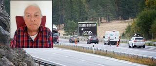 Christer Olsson rasar mot reklamskyltar: "Inte meningen att E4 ska se ut som Las Vegas" ✓Anmäler kommunen