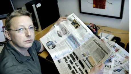 KLASSISK JOURNALISTIK. Under tio år arbetade Tord Pettersson som miljöjournalist på Norrbottens-Kuriren. "Bra och viktig journalistik ska vara återkommande, dag efter dag, år efter år", säger Tord Pettersson.