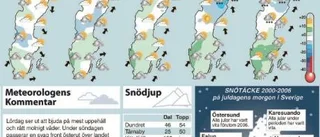 Det är grönt för en vit jul