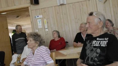 Det var med stort intresse åhörarna på Vaukagården lyssnade till Britta Flinkfeldt-Janssons tankar om Arjeplog.