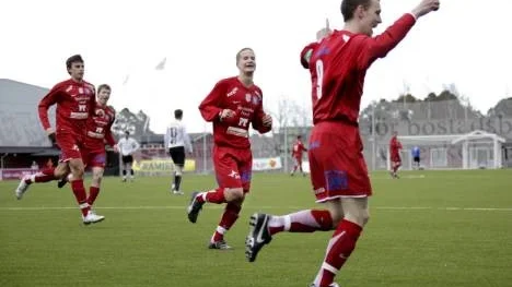 Victor Brännström gjorde tre mål för PIF.