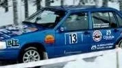 Brage Lundmark var överlägsen i Volvoklassen i Sikforsrundan - 55 sekunder före tvåan. Men i fortsättningen får han klara sig utan dottern Sofie som kartläsare.