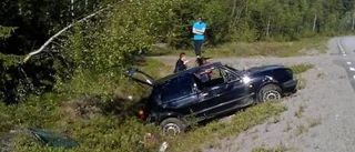 Två skadades vid bilvolt