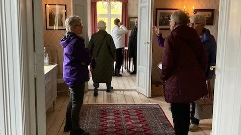 Visningsrummet på Filipsborg.